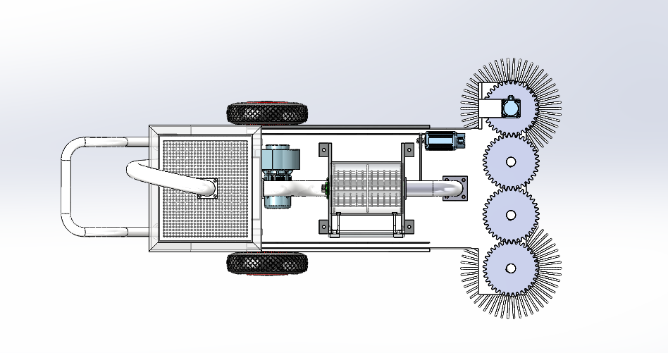 全喂入花生摘果机的设计（含三维+二维+说明书）