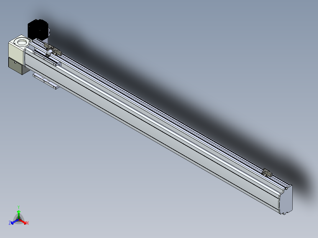 同步带滑台-半封闭B10H-L45-S1000-LD-P40-D3