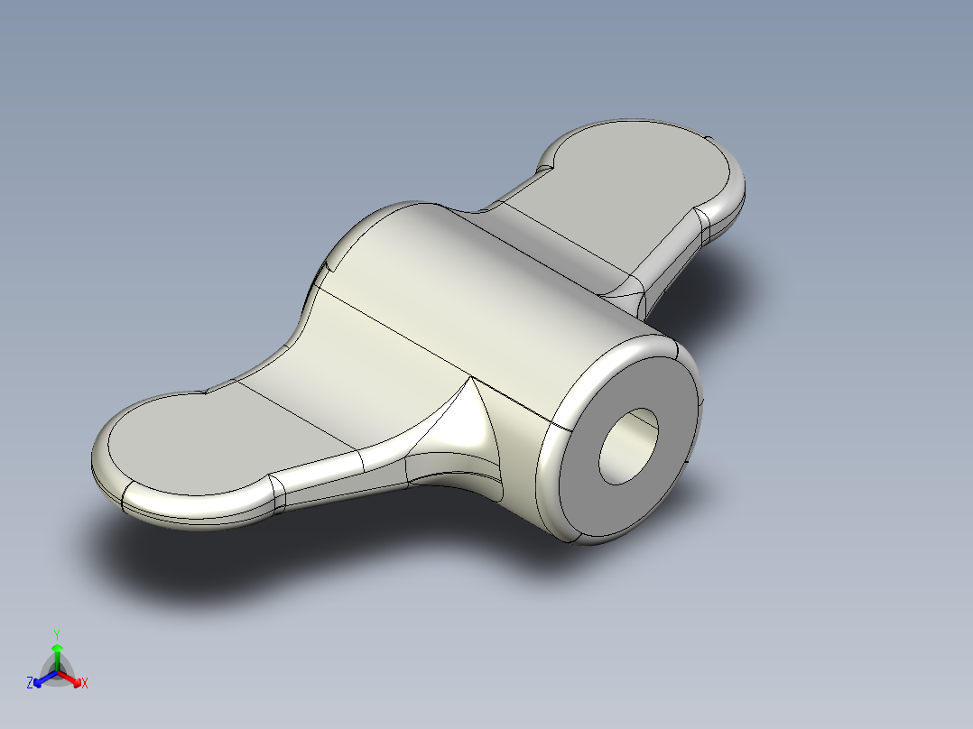 蝶型把手(不銹鋼)WK-3D多系列多零件图纸模型