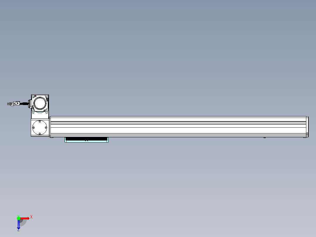 威洛博VBC同步带传动一无尘环境VBC14-L45-S650-BLD-ZP40-C3俯视图