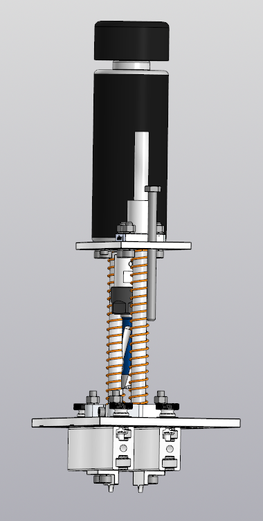 家具制造中加孔的装置