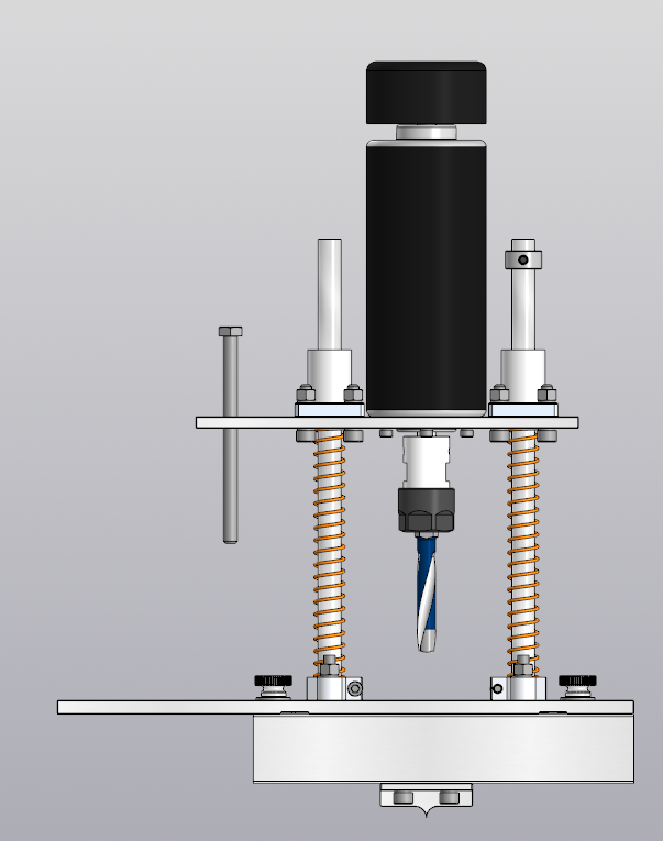 家具制造中加孔的装置
