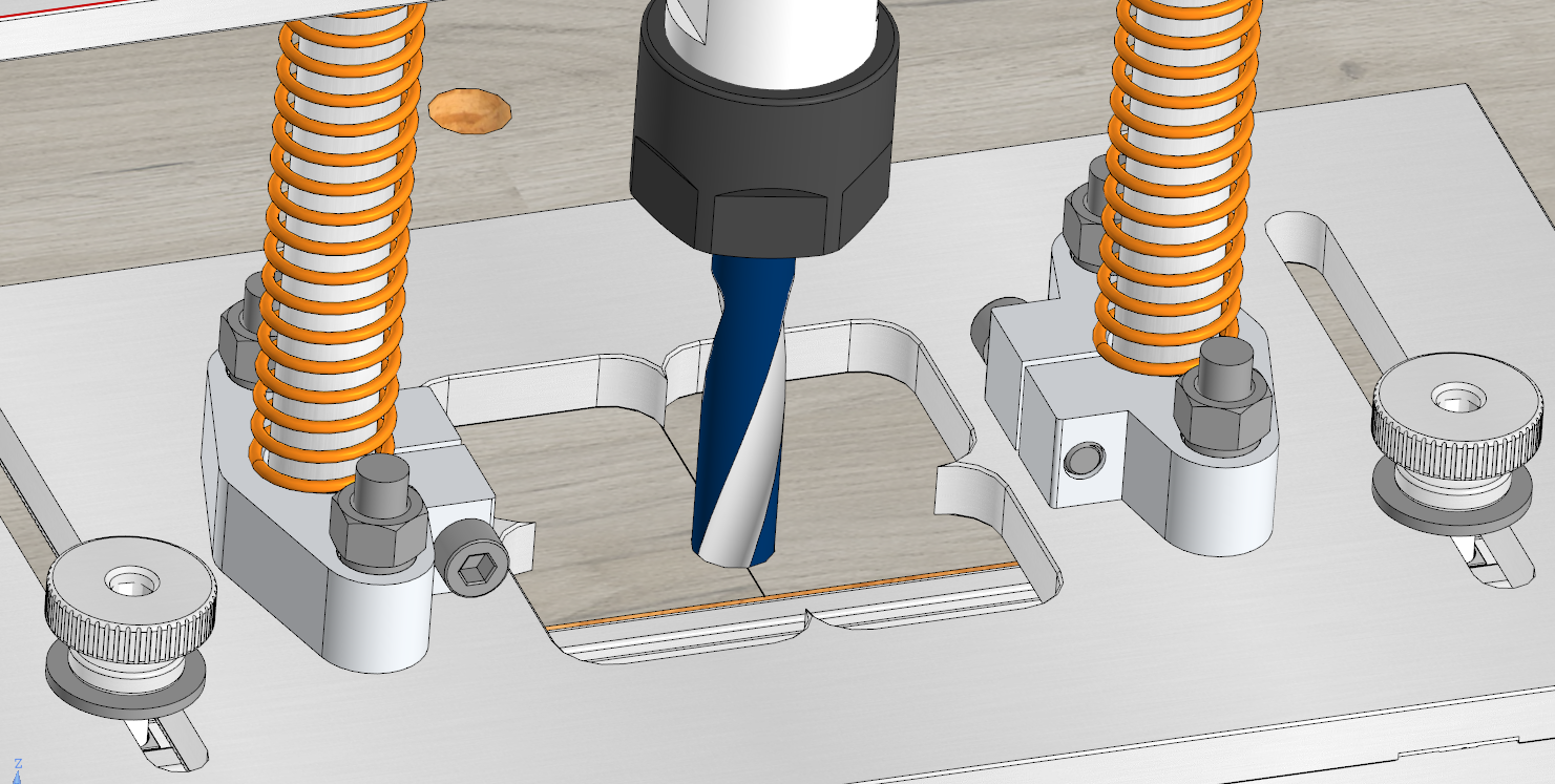 家具制造中加孔的装置