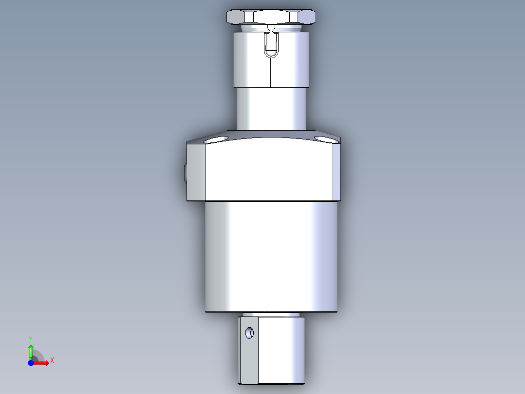 KOSMEKLHA1050-GRN多系列多零件图纸模型前视图