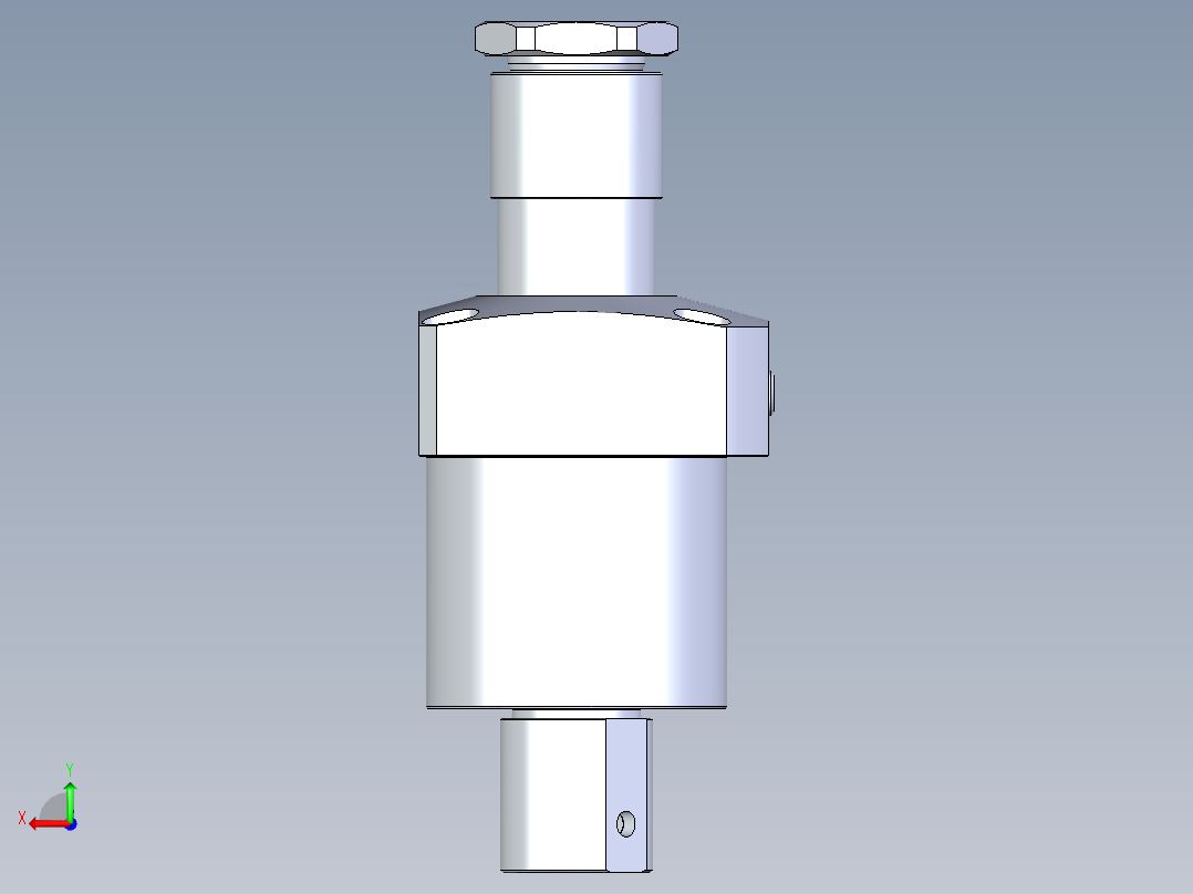 KOSMEKLHA1050-GRN多系列多零件图纸模型后视图