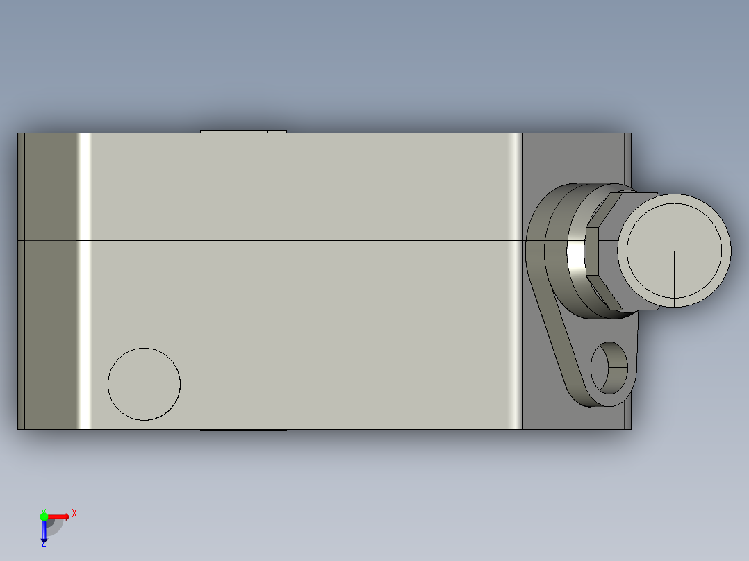 基恩士LK-H050_052_053_055_057_058_kc图纸模型俯视图