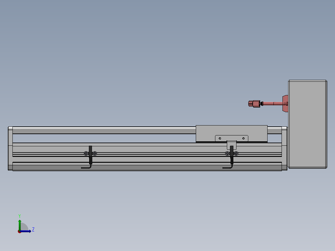 精密模组MT170-L125-300-LU-M75-C4左视图