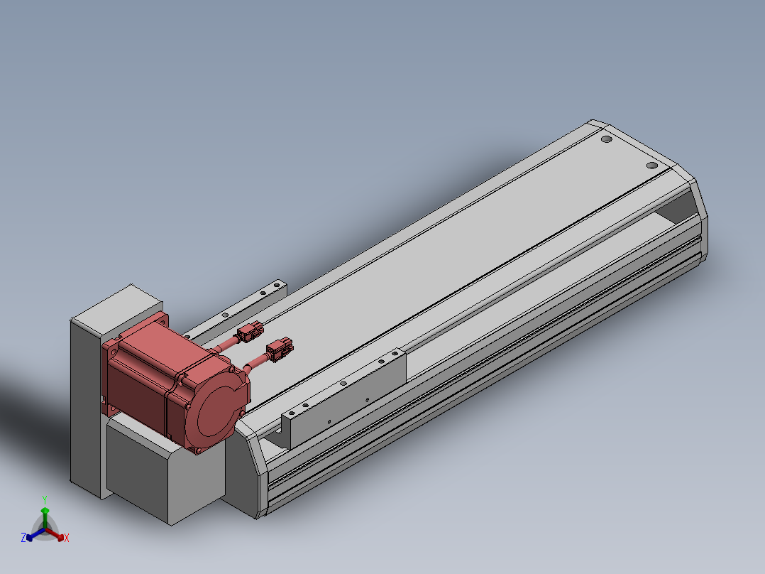 精密模组MT170-L125-300-LU-M75-C4正等轴测图
