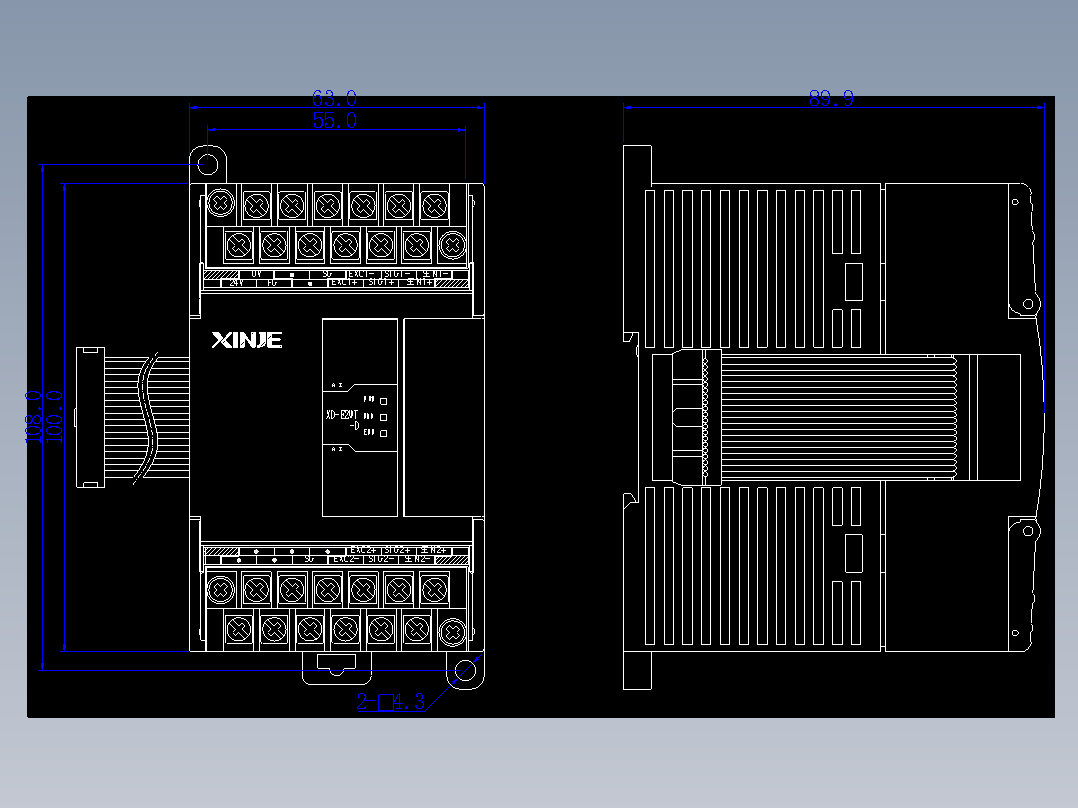 XD-E2WT-D外观图.dwg