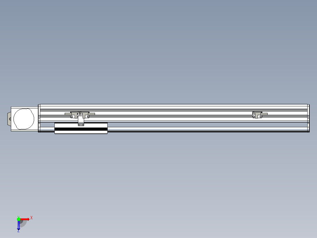 同步带滑台-半封闭B13-L90-S450-L-P40-D3俯视图