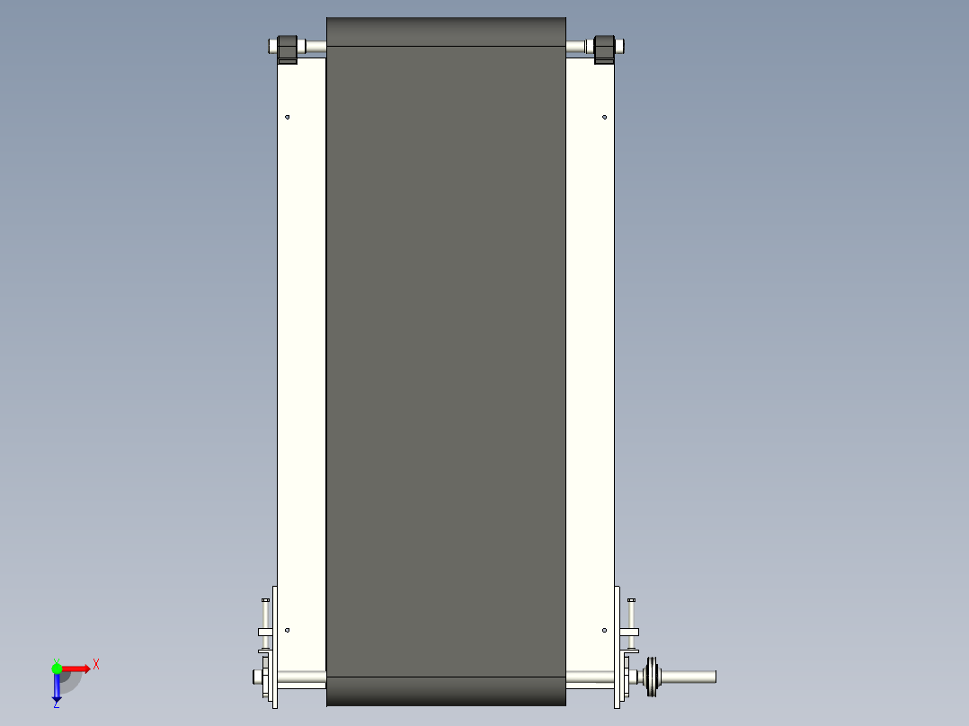 皮带输送机 (6)俯视图