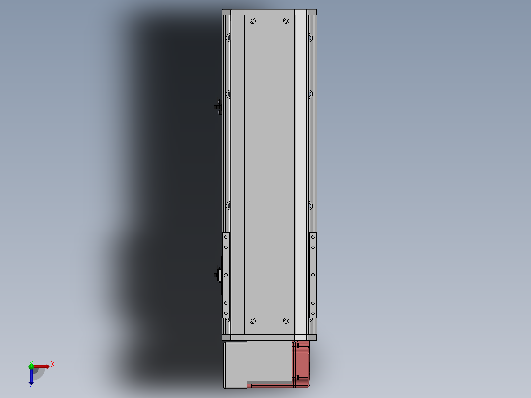 精密模组MT170-L125-300-LD-M75-C4俯视图