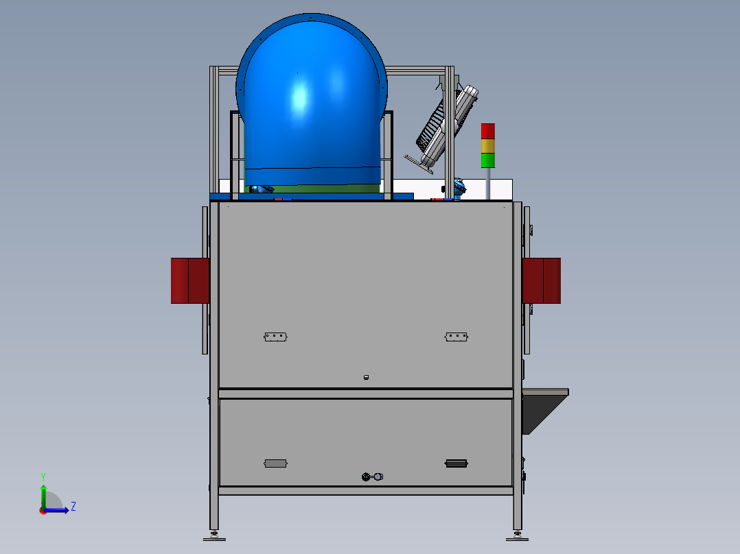电机老化测试机sw18可编辑左视图