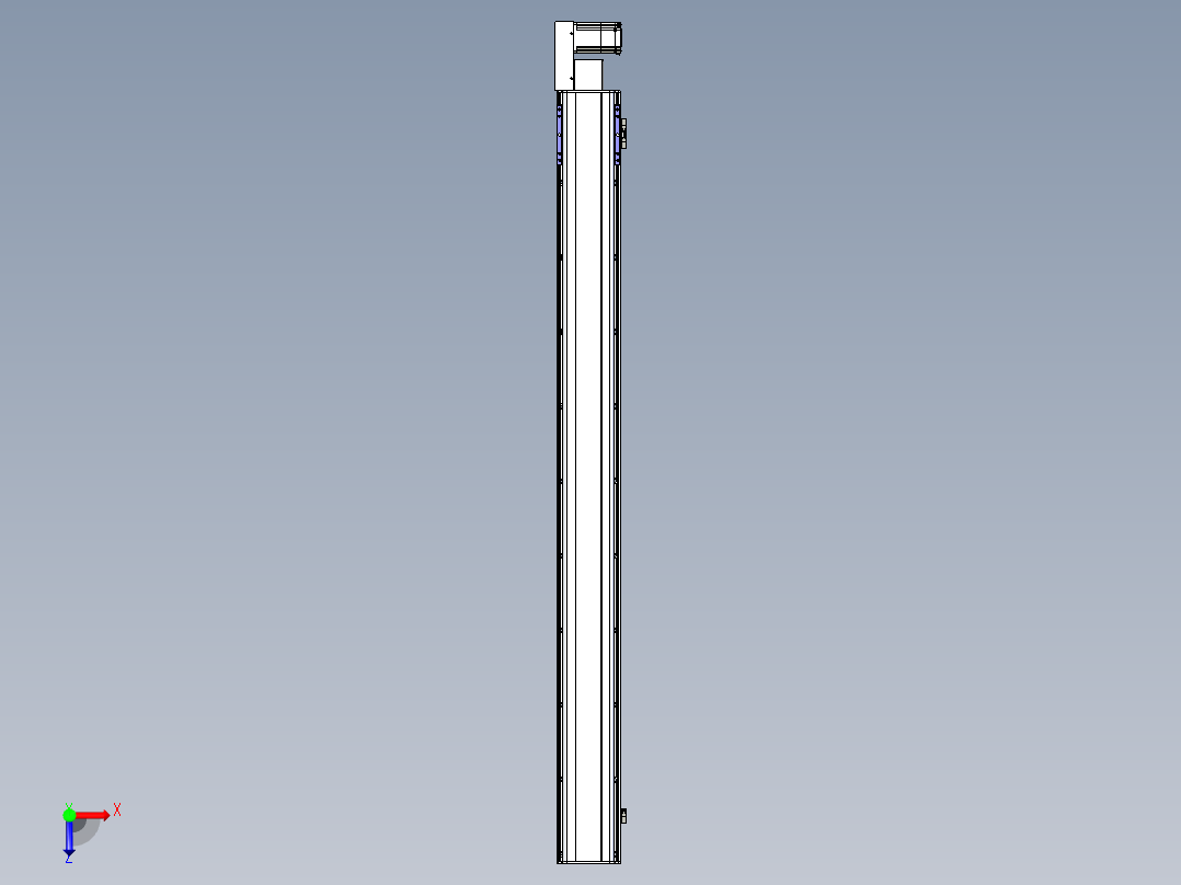 同步带滑台-半封闭B17H-L50-S1800-L-P75-D3俯视图