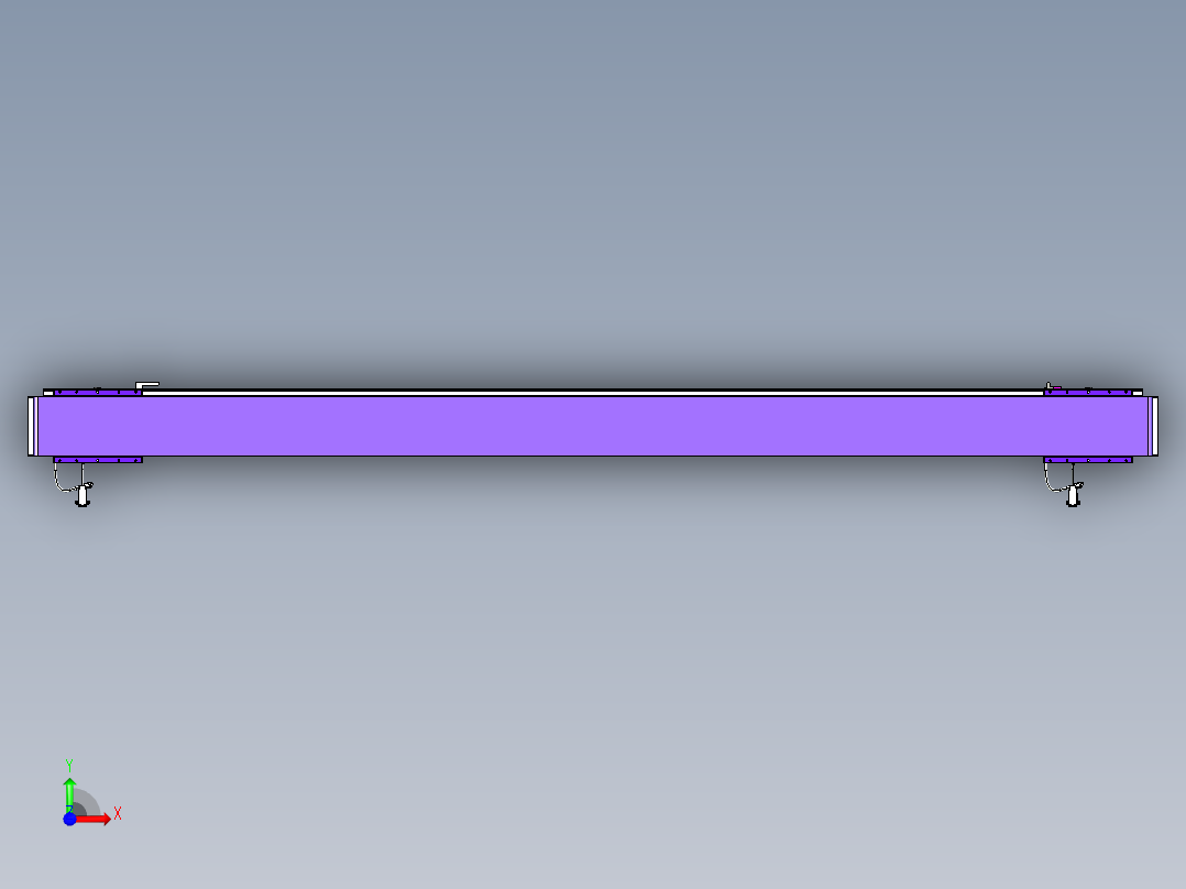威洛博VL系列直线电机模组-2VL14S3-S2100前视图