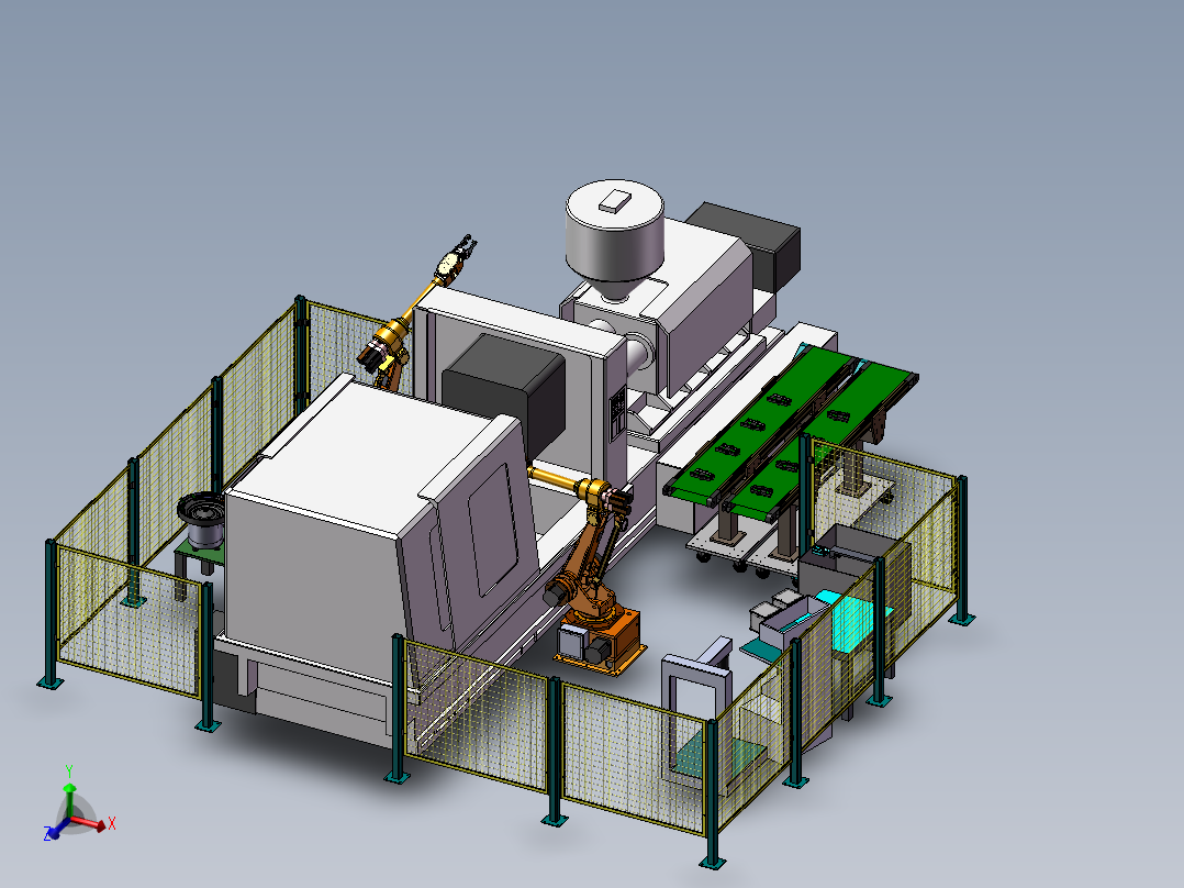 注塑产品自动化
