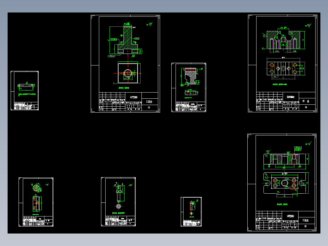 闭角U形弯曲件滚动轴弯曲模设计【全套9张CAD图】