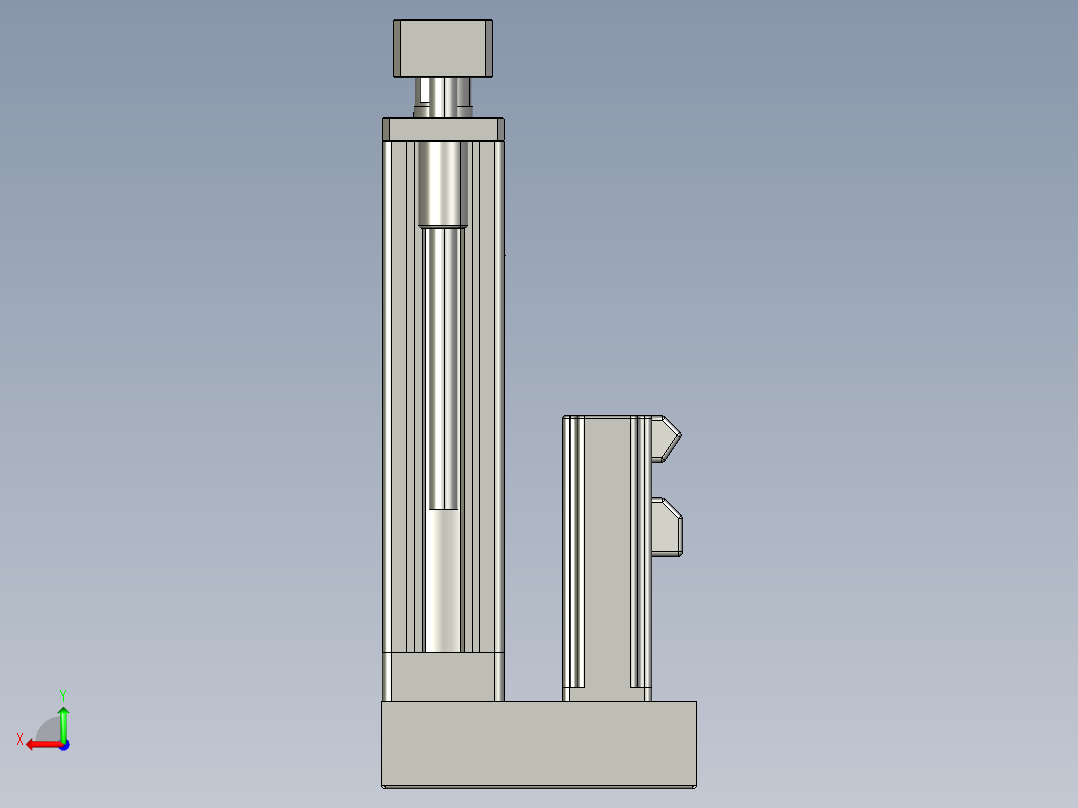 12VZ电动缸-VZ5D-S100-BD后视图