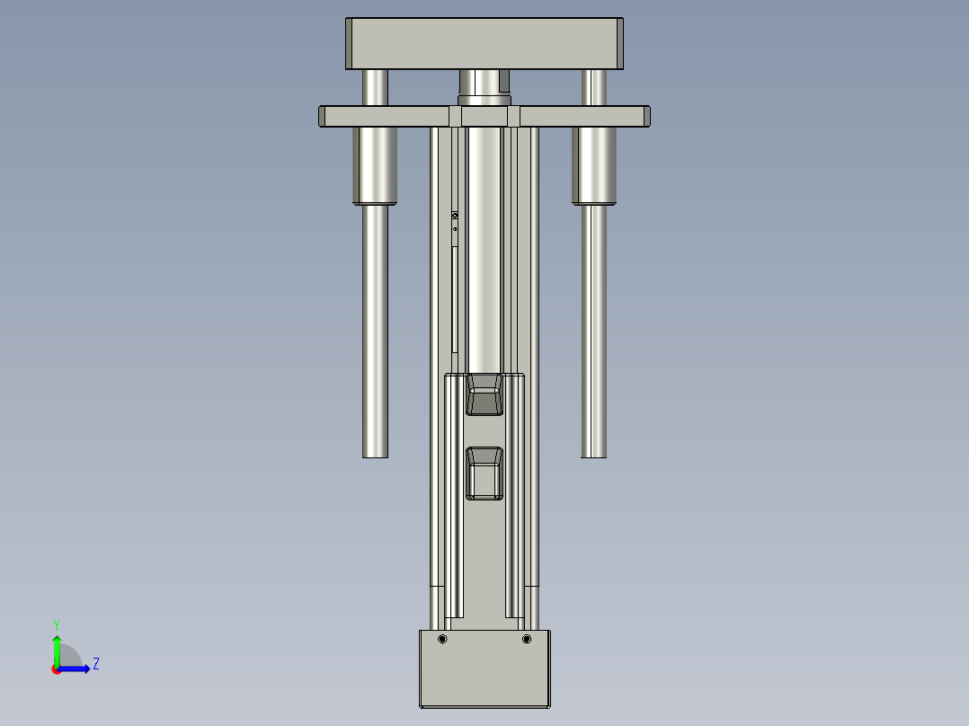 12VZ电动缸-VZ5D-S100-BD左视图