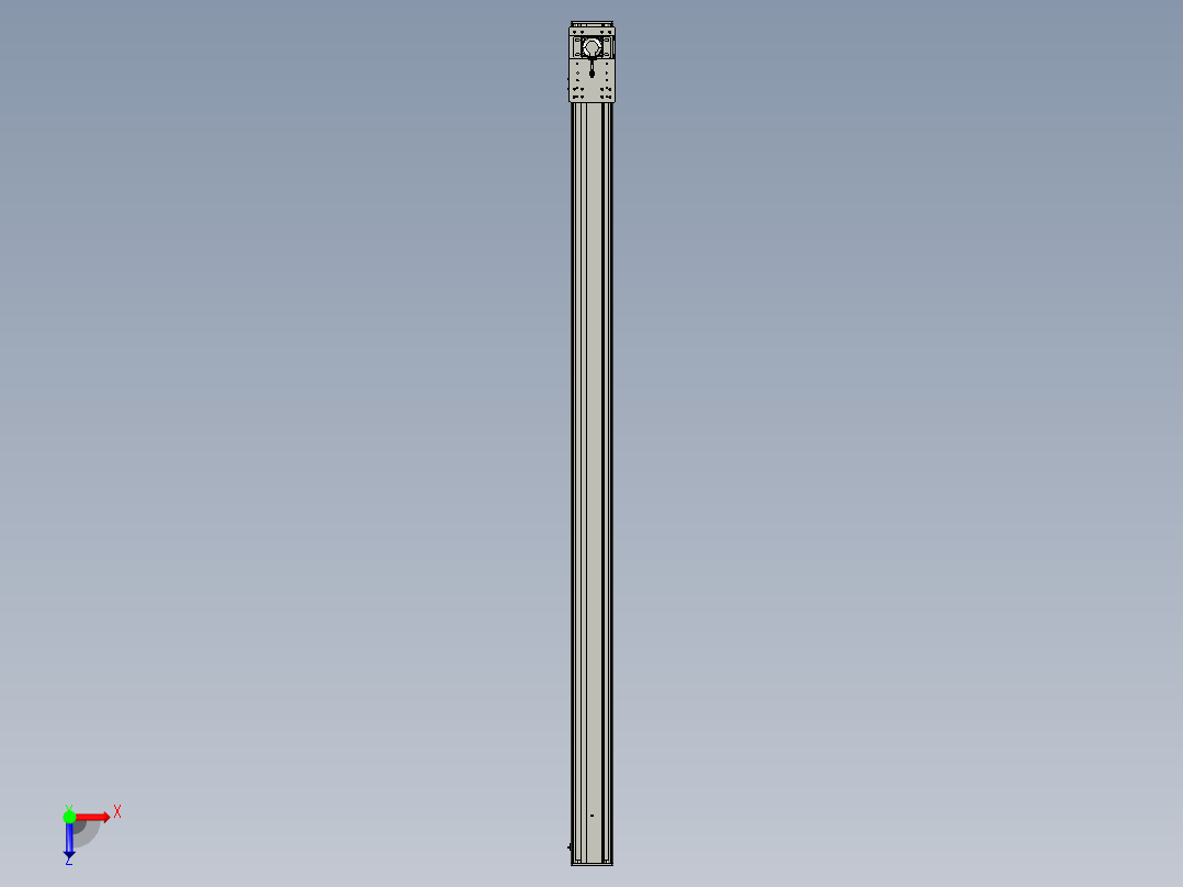东锦齿条传动DH175G-L167-S3100-BU-减速机+750W俯视图
