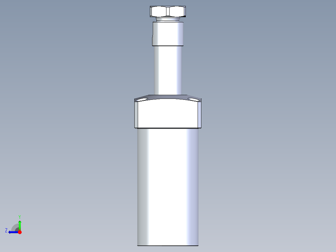 KOSMEKLHA0550-CR-Q30多系列多零件图纸模型右视图