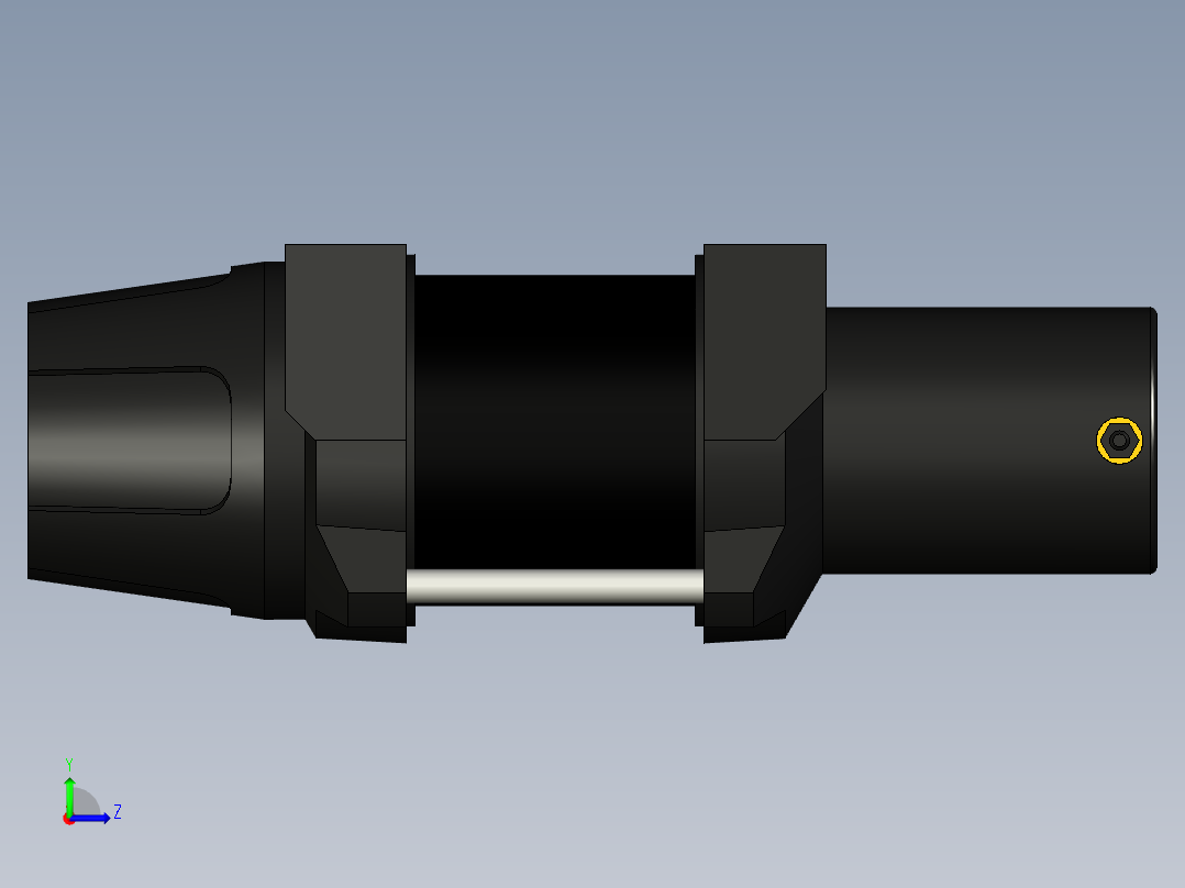 VRX 25-S 动力运动绞盘--f3d stp左视图