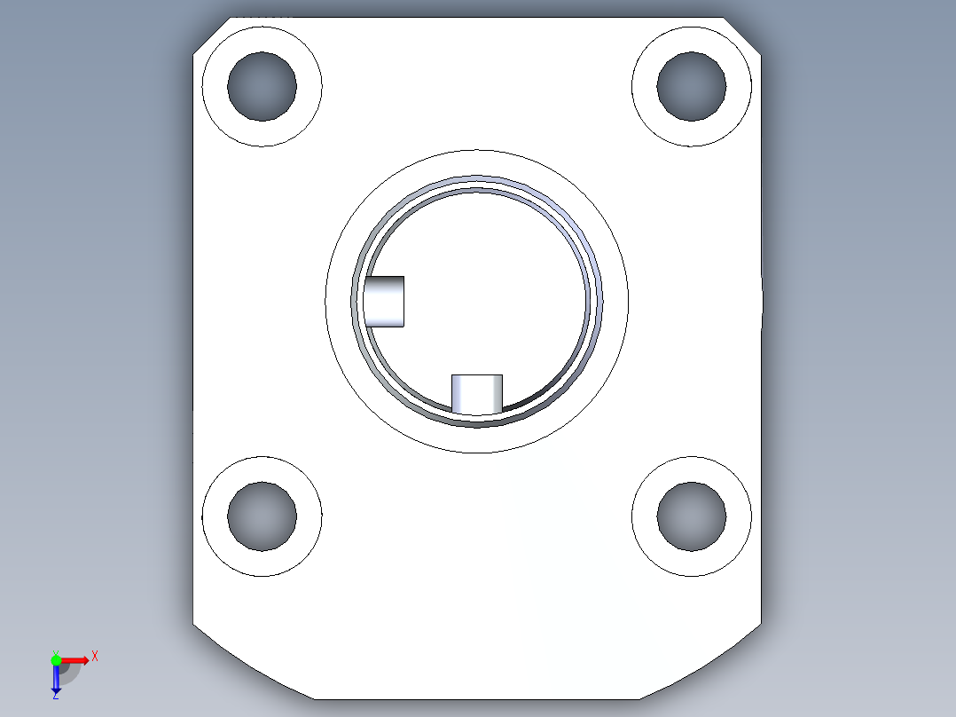 KOSMEKLT0400-SR-F多系列多零件图纸模型多系列多零件图纸模型俯视图