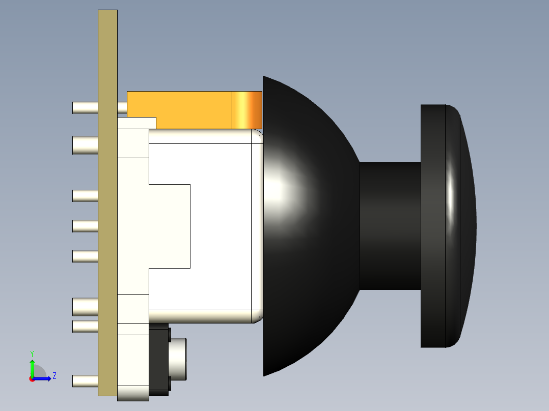 游戏按键左视图