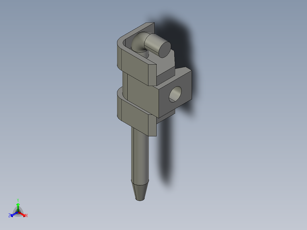 梢型鉸鏈(A)PLH-3D多系列多零件图纸模型