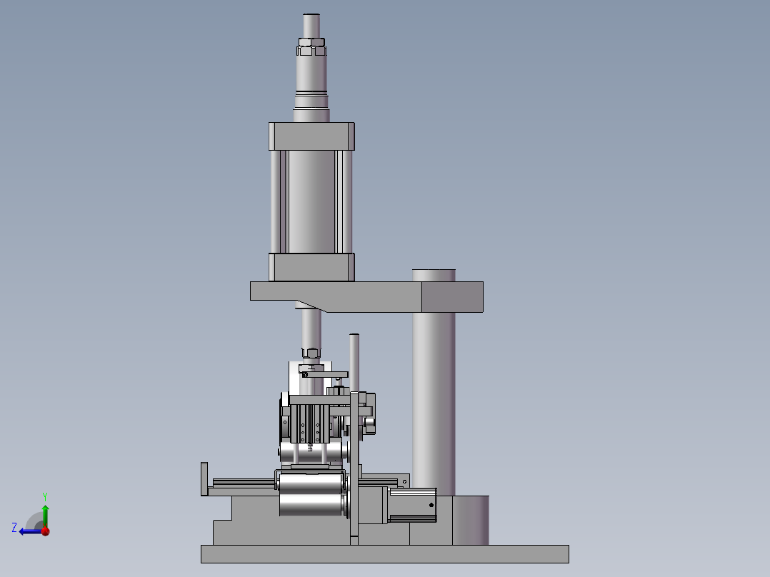 真空吸盘自动贴膜机右视图