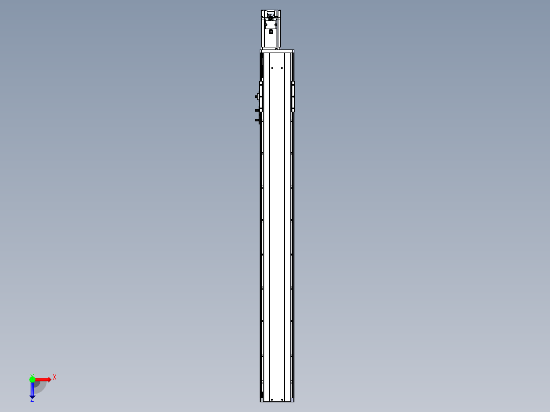 东锦丝杆传动-直线滑台模组DH102-C-L10-S800-BC-P400W-C3俯视图