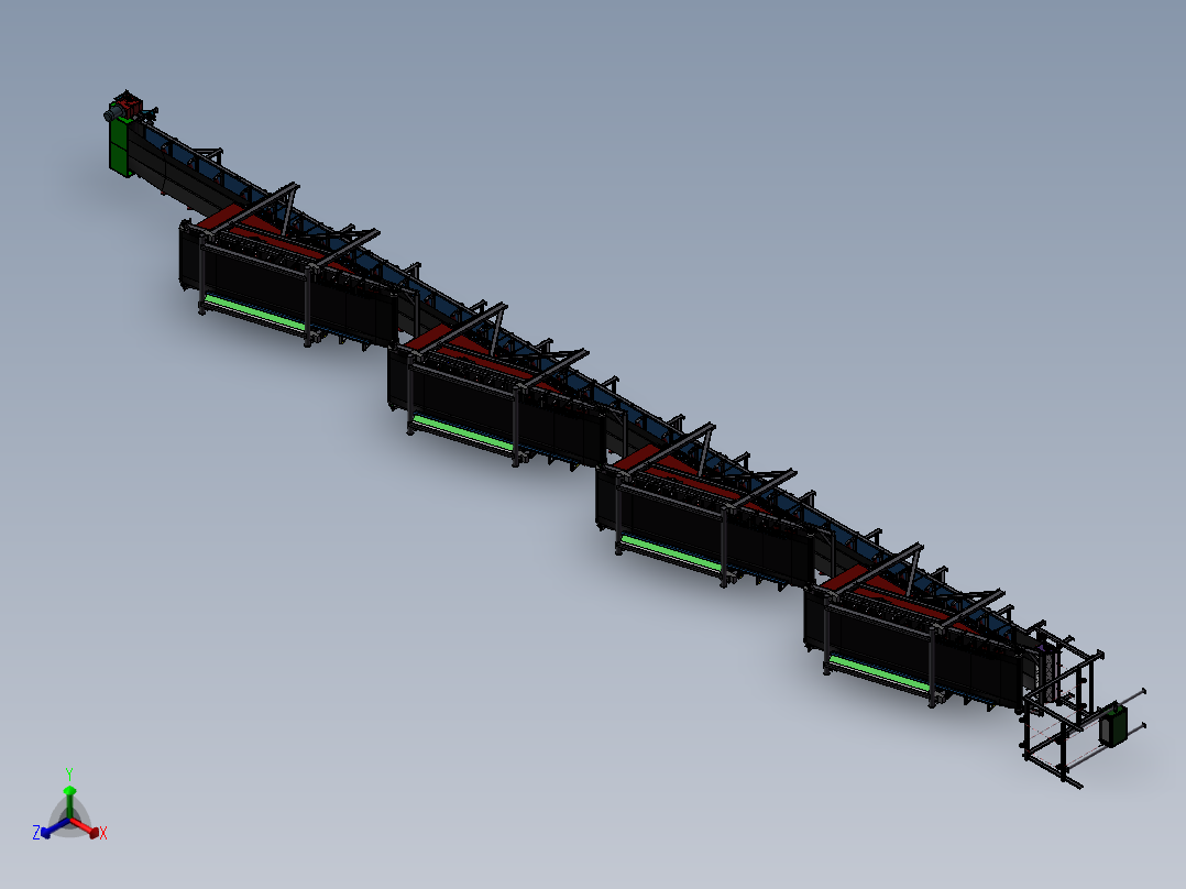 带传送正等轴测图