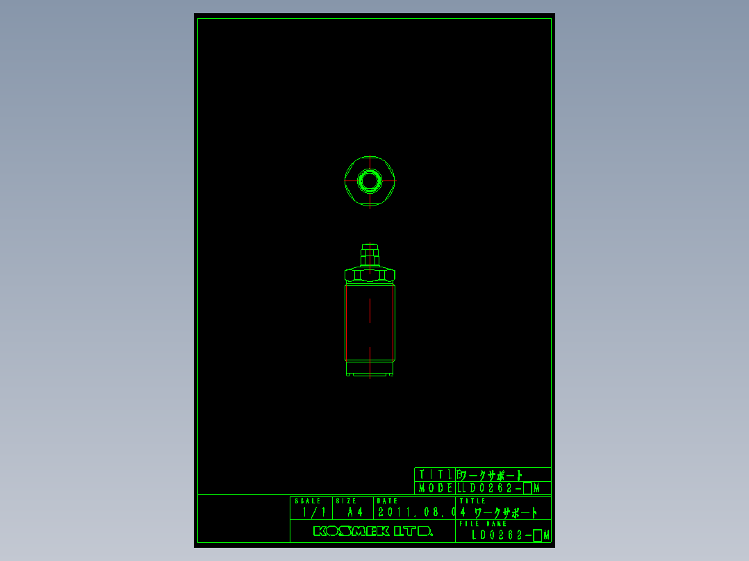 KOSMEKLD0262-xM多系列多零件图纸模型多系列多零件图纸模型