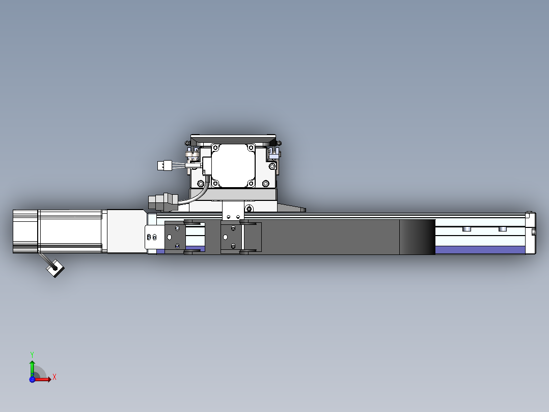内嵌直交机械手XYG系列XYG440-F3前视图