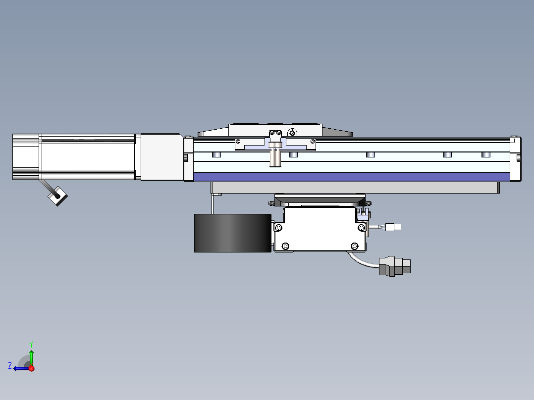 内嵌直交机械手XYG系列XYG440-F3右视图