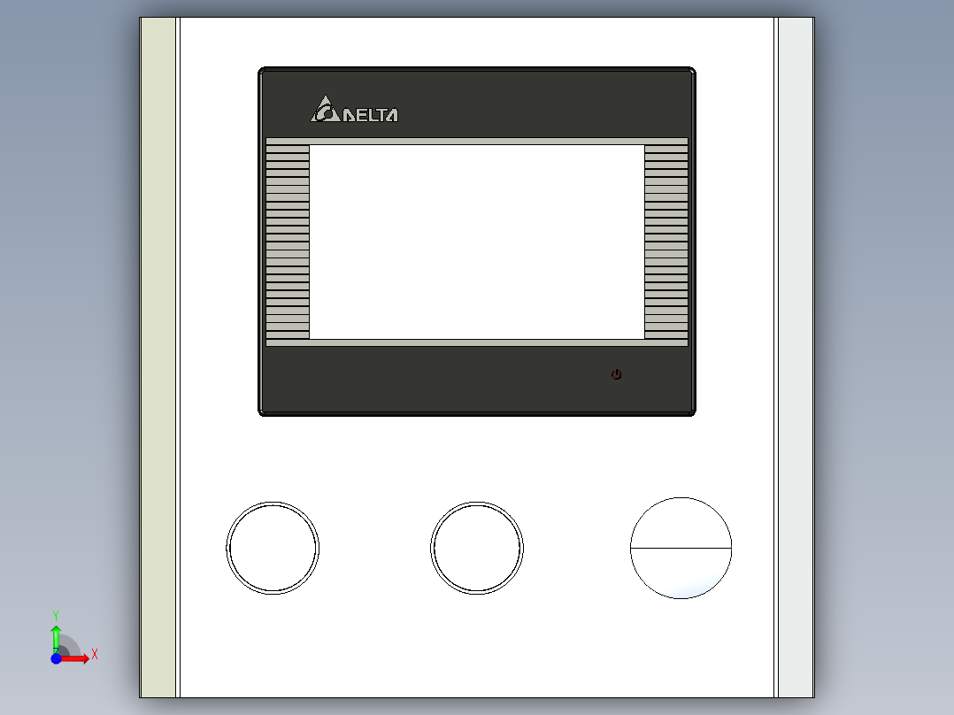 电器柜 电控柜 (47) 机械设计素材前视图