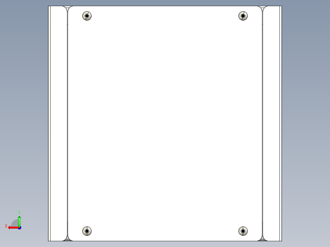 电器柜 电控柜 (47) 机械设计素材后视图