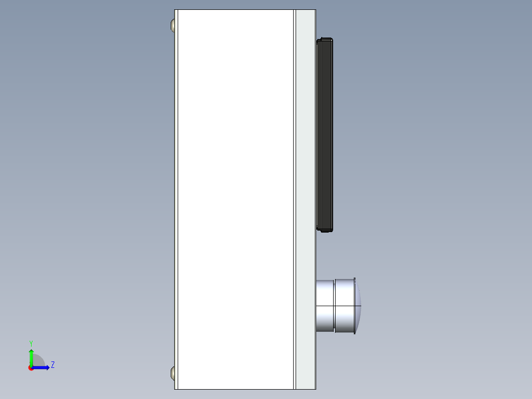 电器柜 电控柜 (47) 机械设计素材左视图