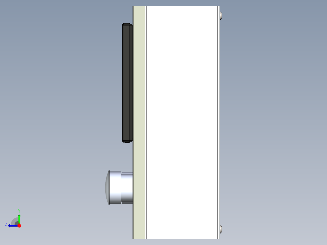 电器柜 电控柜 (47) 机械设计素材右视图