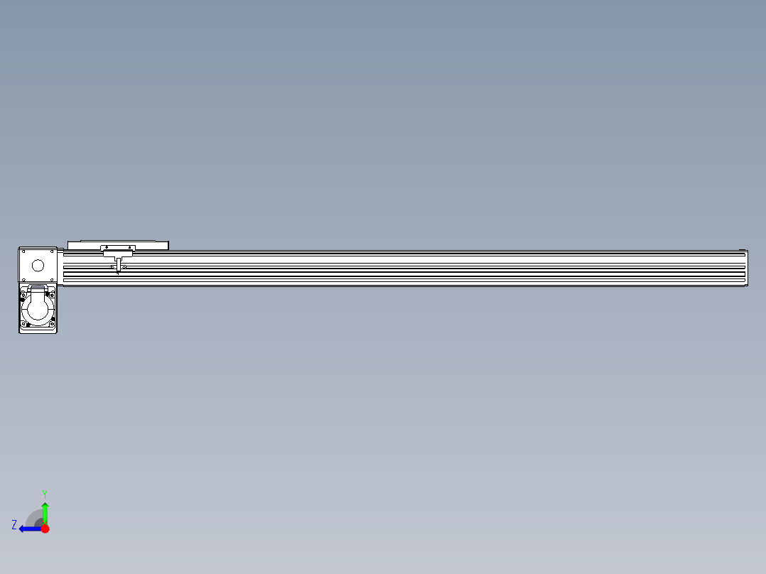 同步带全封闭直线模组TPA-HCB-120D-90-L950-LP-C-P40-N3右视图