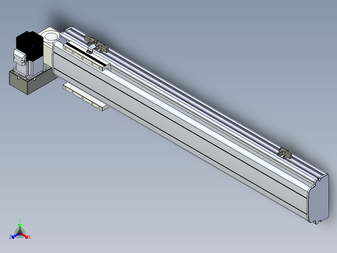 同步带滑台-半封闭B13H-L45-S650-LU-P40-D3