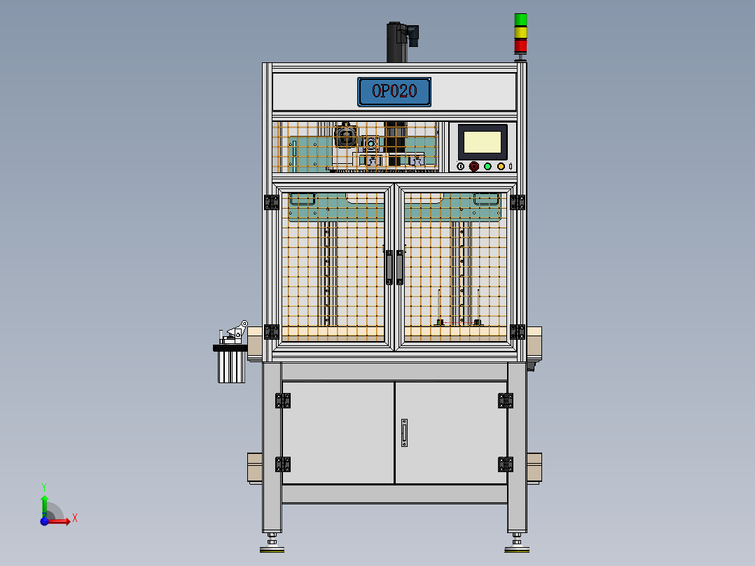双轴拧紧机前视图