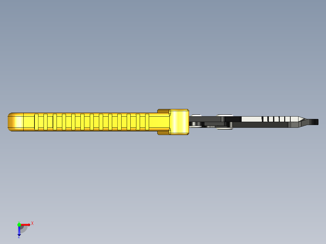 剥线钳和切割器俯视图