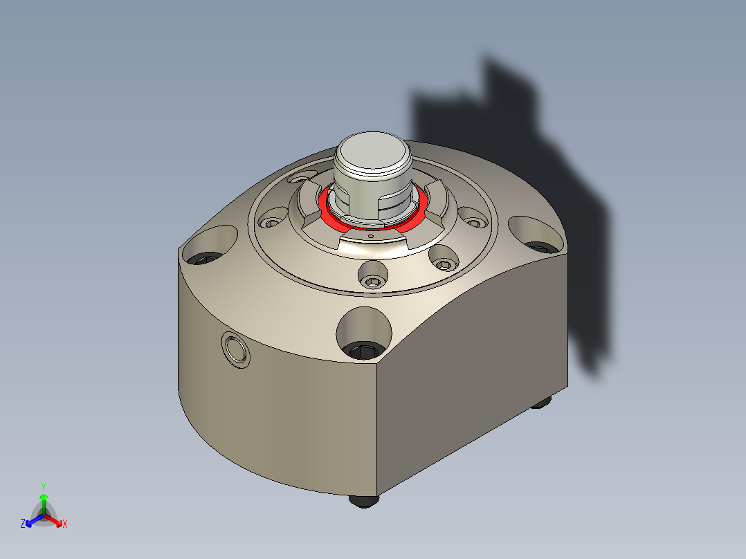 KOSMEKSFA3000-G0A-160多系列多零件图纸模型多系列多零件图纸模型正等轴测图