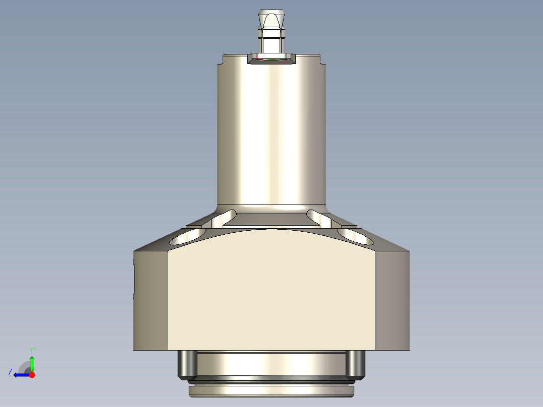 KOSMEKSFA1000-M1A-060-H60多系列多零件图纸模型多系列多零件图纸模型右视图