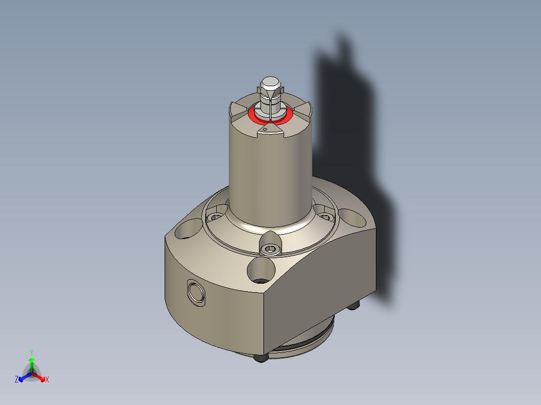 KOSMEKSFA1000-M1A-060-H60多系列多零件图纸模型多系列多零件图纸模型正等轴测图