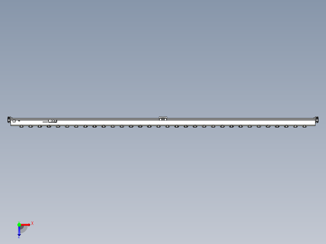 基恩士SJ-H204V_kc图纸模型俯视图