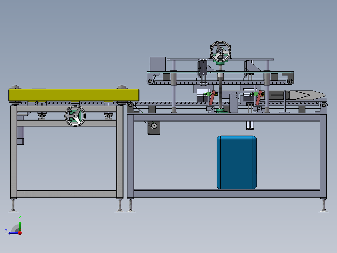 2023.02月-半自动纸盒包装机sw18可编辑右视图