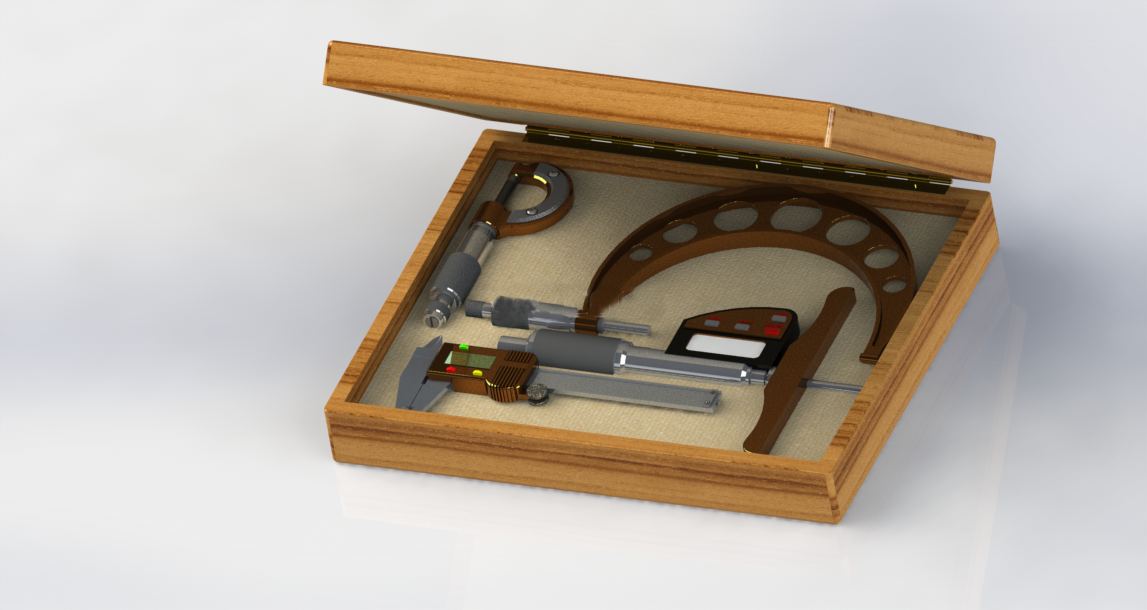 测量工具箱3D模型