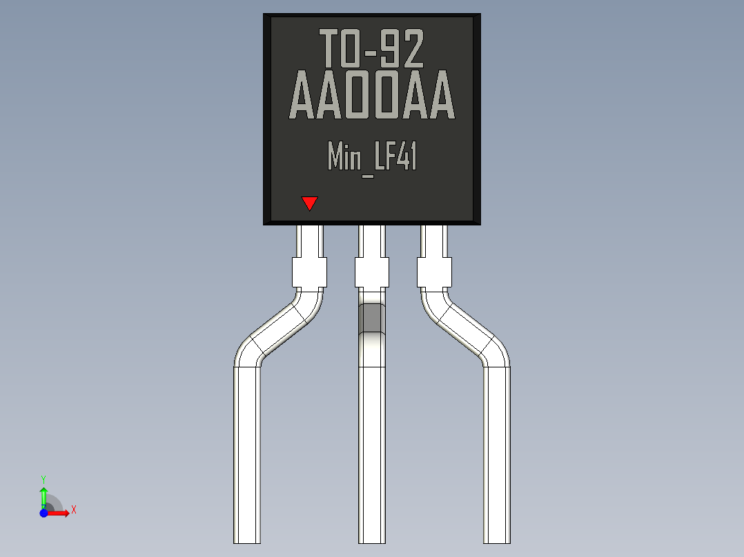 TO-92_Min_LF41_rev1.1前视图